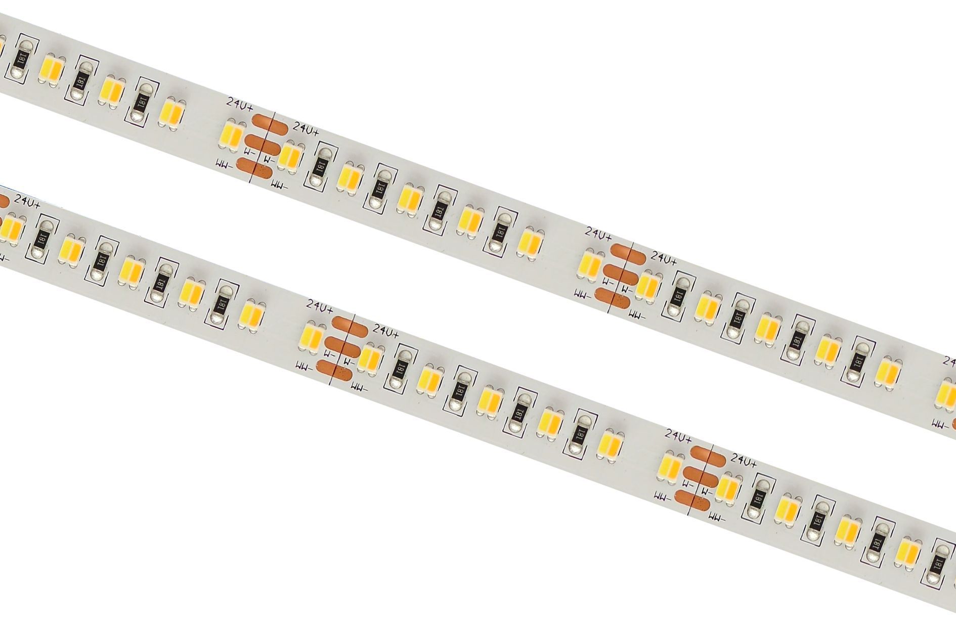 LED STRIP CCT 19.2W/M 24V 120LED/M 100LM/W